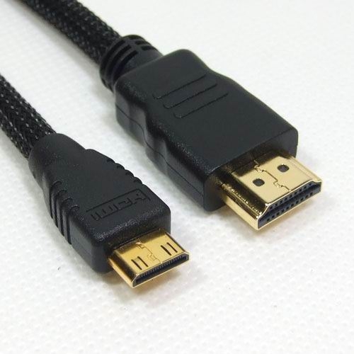 HDMI High Speed Connection - mini HDMI към HDMI кабел за мобилни устройства (1.5 метра)