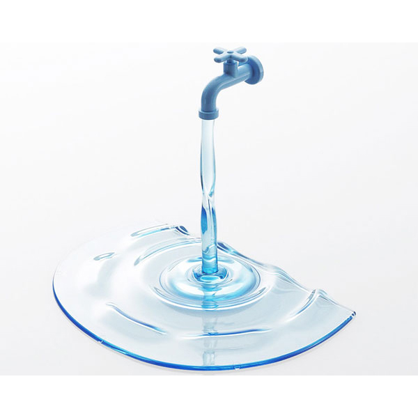 Stand Faucet - поставка за iPhone и мобилни устройства имитираща кран с течаща вода