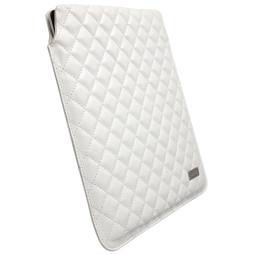 Krusell Avenyn Tablet Pouch - кожен калъф за iPad 4, iPad 3, iPad 2 и iPad 1 (бял)