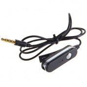 3.5mm M-F Стерео аудио кабел с вградено хендсфрий (микрофон) за iPhone 2G/3G/3GS 