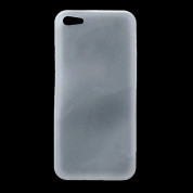 Skinny TPU Case - термополиуретанов калъф за iPhone 5, iPhone 5S, iPhone SE (прозрачен-мат)