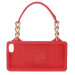 Handbag Style Case - силиконов калъф за iPhone 5, iPhone 5S, iPhone SE (червен) 2