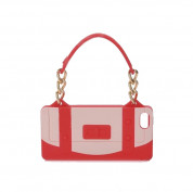 Handbag Style Case - силиконов калъф за iPhone 5, iPhone 5S, iPhone SE (червен)