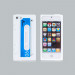 Tape Case - силиконов калъф за iPhone 5, iPhone 5S, iPhone SE (бял) 1