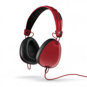 Skullcandy Jay-Z Roc Nation Aviator - слушалки с микрофон и контрол на звука за iPhone, iPad, iPod (червен)