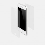 SwitchEasy Pure Matte - комплект защитни покрития за дисплея и задната част на iPhone 5, iPhone 5S, iPhone SE (4 броя) 5