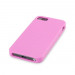 Silicone Skin Case  - силиконов калъф за iPhone 5, iPhone 5S, iPhone SE (розов) 3