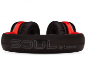 Soul by Ludacris SL100 - професионални слушалки за мобилни устройства (черен-червен) 1