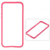 Protective Ultraslim Bumper - силиконов бъмпер за iPhone 5, iPhone 5S, iPhone SE (розов)