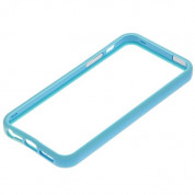 Protective Ultraslim Bumper - силиконов бъмпер за iPhone 5, iPhone 5S, iPhone SE (светлосин) 2