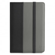 Belkin Verve Tab Folio - кожен калъф с поставка за iPad Mini, iPad mini 2, iPad mini 3 (черен-сив)