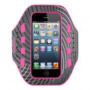 Belkin ProFit Armband - спортен калъф за ръката за iPhone 5, iPhone 5S, iPhone SE (розов-сив) 1