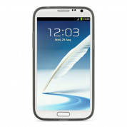 Belkin Grip Sheer - силиконов калъф за Samsung Galaxy Note 2 (черен) 1