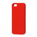 Silicone Skin Case - силиконов калъф за iPhone 5, iPhone 5S, iPhone SE (червен) 1