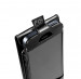 SENA Hampton Flip - кожен калъф (ръчна изработка, естествена кожа) за iPhone 5, iPhone 5S, iPhone SE (черен) 5