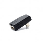 Angled Mini USB OTG Adapter - адаптер от miniUSB към женско USB за мобилни устройства