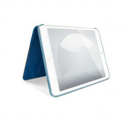 SwitchEasy Pelle - луксозен кожен калъф и поставка за iPad mini, iPad mini 2 (син) 8