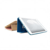 SwitchEasy Pelle - луксозен кожен калъф и поставка за iPad mini, iPad mini 2 (син) 6
