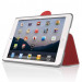 Incipio Lexington Case - кожен калъф и поставка за iPad mini, iPad mini 2, iPad mini 3 (червен) 3