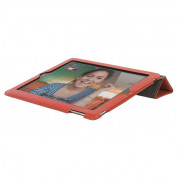 Tucano Cornice Folio Case - кожен калъф и поставка за iPad mini, iPad mini 2, iPad mini 3 (червен) 4