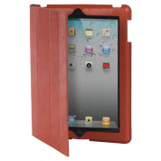 Tucano Cornice Folio Case - кожен калъф и поставка за iPad mini, iPad mini 2, iPad mini 3 (червен) 3