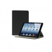 Tucano Micro Hard Case - кожен калъф и поставка за iPad mini, iPad mini 2, iPad mini 3 (черен)