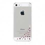 Swarovski Diffusion Pink Mix - кейс с кристали на Сваровски за iPhone 5, iPhone 5S, iPhone SE