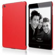 Elago A4M Slim Fit Case - кейс за iPad Mini, iPad mini 2, iPad mini 3 - съвместим със Smart Cover (червен)