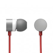 Elago E50M2 In-Ear Earphones - слушалки с микрофон за iPhone, iPad, iPod и мобилни устройства (бял-червен) 1