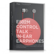 Elago E50M2 In-Ear Earphones - слушалки с микрофон за iPhone, iPad, iPod и мобилни устройства (бял-червен) 5