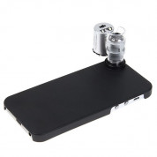 Обектив 60X LED Lens Microscope и кейс за iPhone 5, iPhone 5S, iPhone SE (черен) 3