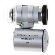 Обектив 60X LED Lens Microscope и кейс за iPhone 5, iPhone 5S, iPhone SE (черен) 4