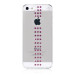 Swarovski Stripe Fuchsia - кейс с кристали на Сваровски за iPhone 5, iPhone 5S, iPhone SE 1
