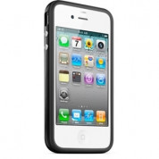 Apple iPhone 5, iPhone 5S, iPhone SE Bumper - силиконов бъмпер за iPhone 5, iPhone 5S, iPhone SE (черен)
