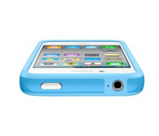 Apple iPhone 5, iPhone 5S, iPhone SE Bumper - силиконов бъмпер за iPhone 5, iPhone 5S, iPhone SE (син) 2