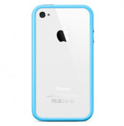 Apple iPhone 5, iPhone 5S, iPhone SE Bumper - силиконов бъмпер за iPhone 5, iPhone 5S, iPhone SE (син) 1