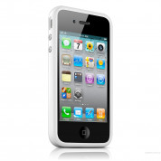 Apple iPhone 5, iPhone 5S, iPhone SE Bumper - силиконов бъмпер за iPhone 5, iPhone 5S, iPhone SE (бял)