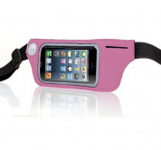 Tunewear Jogpocket - неопренов спортен калъф за iPhone и мобилни телефони (розов)