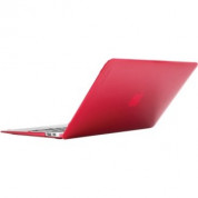 InCase Hardshell Case - предпазен кейс за MacBook Air 11 (модели от 2010 до 2015 година) (червен-прозрачен) 4