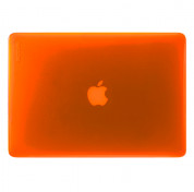 InCase Hardshell Case - предпазен кейс за MacBook Air 11 инча модел 2012 г. (оранжев-прозрачен)