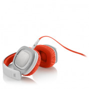 JBL J88 On Ear - слушалки за iPhone, iPod, iPad и мобилни устройства (бял-оранжев) 1