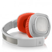 JBL J88 On Ear - слушалки за iPhone, iPod, iPad и мобилни устройства (бял-оранжев) 3