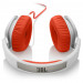 JBL J88 On Ear - слушалки за iPhone, iPod, iPad и мобилни устройства (бял-оранжев) 3