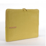 Tucano Second Skin Microfiber - неопренов калъф за MacBook Pro 17 инча (жълт) 1
