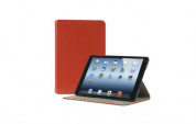 Tucano Micro Hard Case - кожен калъф и поставка за iPad mini, iPad mini 2, iPad mini 3 (червен) 4