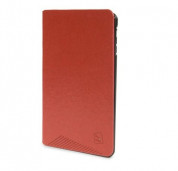 Tucano Micro Hard Case - кожен калъф и поставка за iPad mini, iPad mini 2, iPad mini 3 (червен)