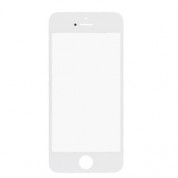 Apple iPhone 5 Glass - оригинално резервно калено външно стъкло за iPhone 5 (бял)
