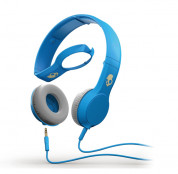 SkullCandy Cassette Athletic Blue - слушалки с микрофон и спийкър за iPhone и мобилни устройства (син)