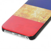 Retro Style French Flag - поликарбонатов кейс за iPhone 5, iPhone 5S, iPhone SE 4
