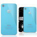 iPhone 4S Backcover - резервен заден капак за iPhone 4S (светлосин) 1